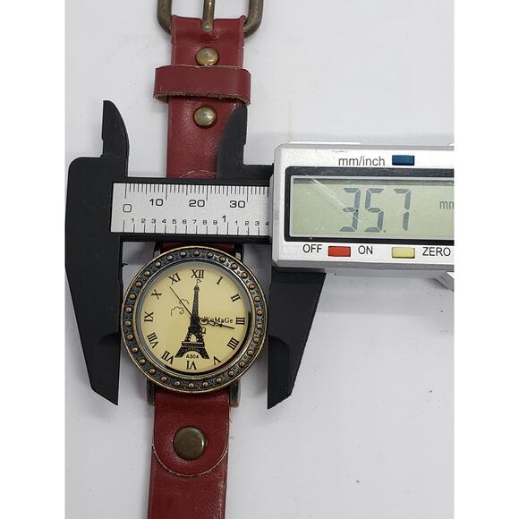 Eiffel tower women's watch. Eiffel tower on watch face. Working watch - Picture 6 of 8